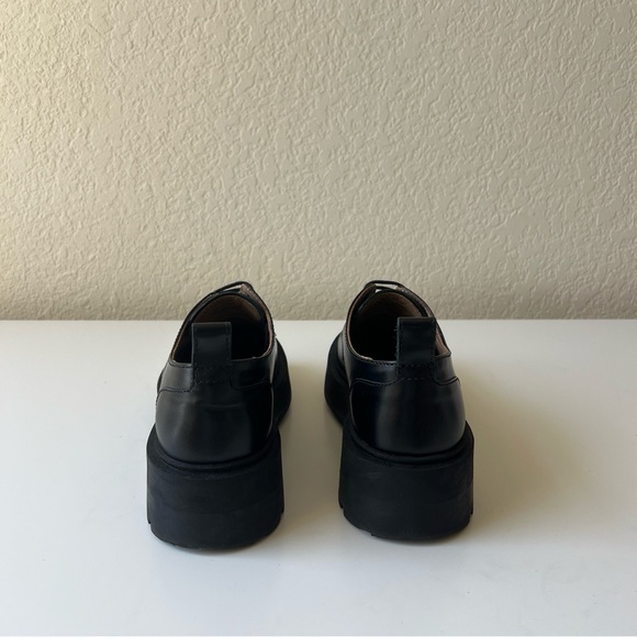 & Other Stories Chunky Leather Oxfords | Black | Size US 6.5 / EU 36 | GUC - Picture 5 of 17